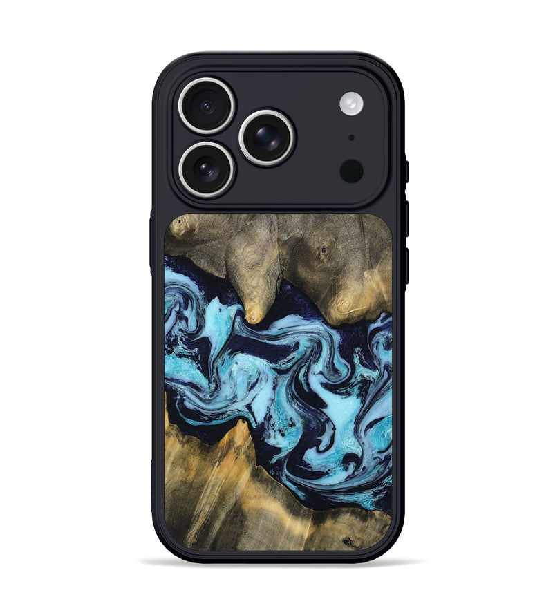 iPhone 17 Pro Wood Phone Case - Squire (Blue, 809825)
