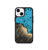 iPhone 13 mini Wood Phone Case - Madelyn (Blue, 809827)