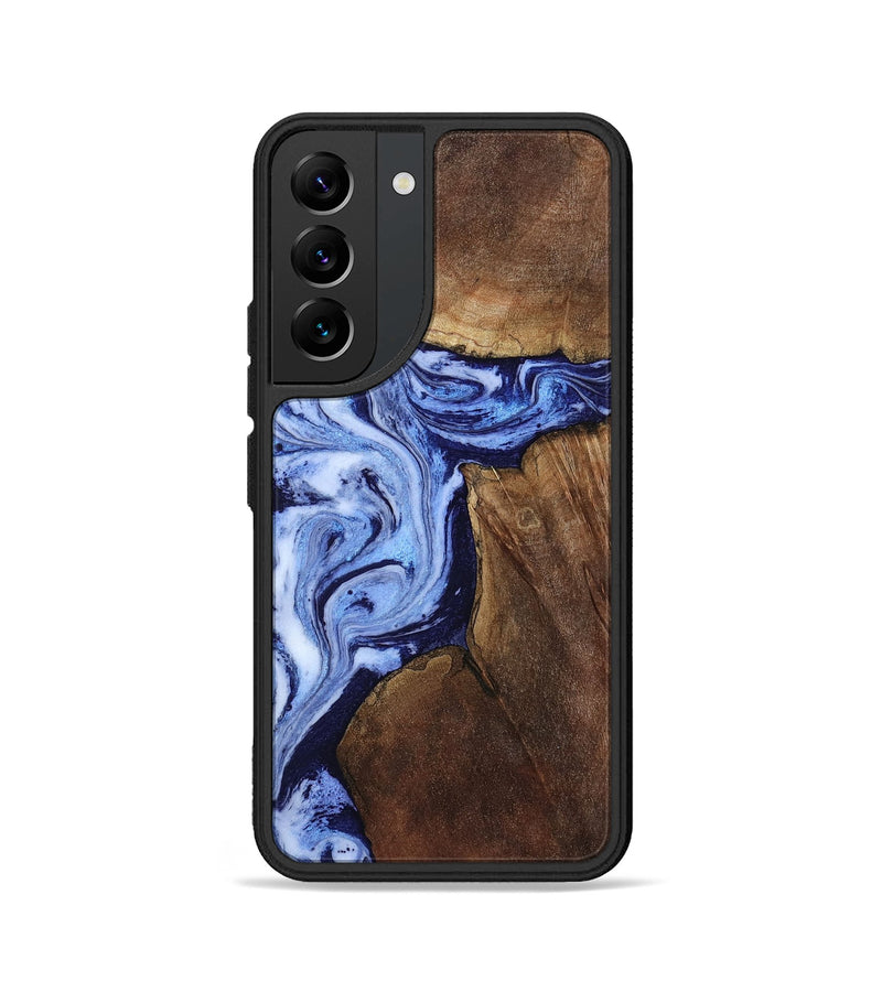 Galaxy S22 Wood Phone Case - Kellie (Blue, 809828)