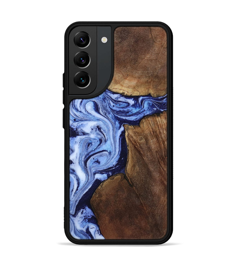 Galaxy S22 Plus Wood Phone Case - Kellie (Blue, 809828)