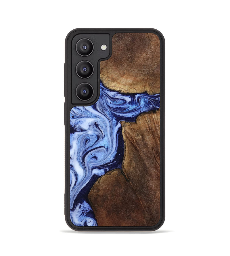 Galaxy S23 Wood Phone Case - Kellie (Blue, 809828)