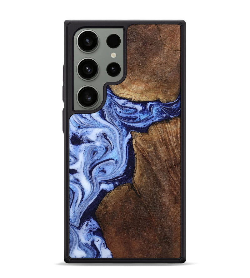 Galaxy S24 Ultra Wood Phone Case - Kellie (Blue, 809828)