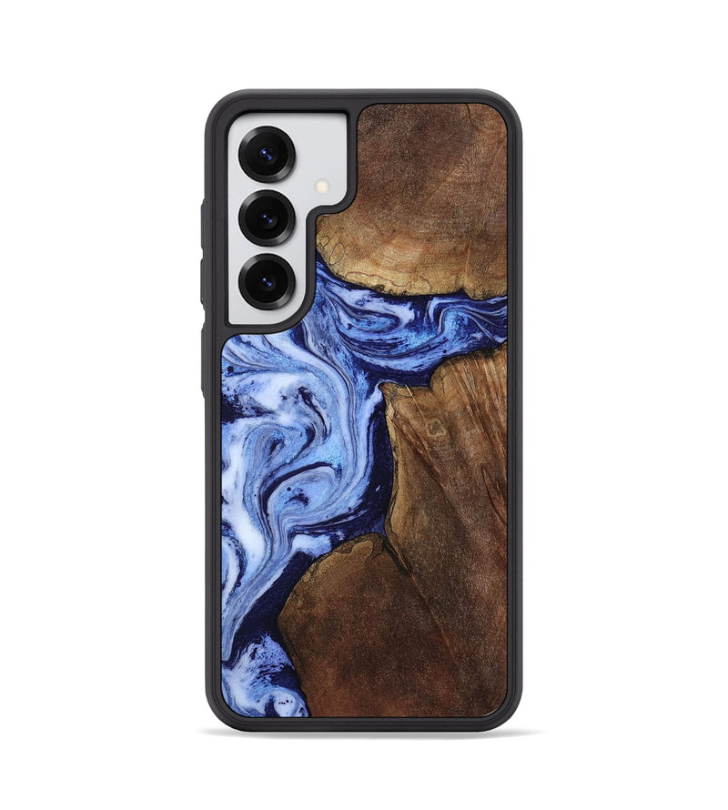 Galaxy S25 Wood Phone Case - Kellie (Blue, 809828)