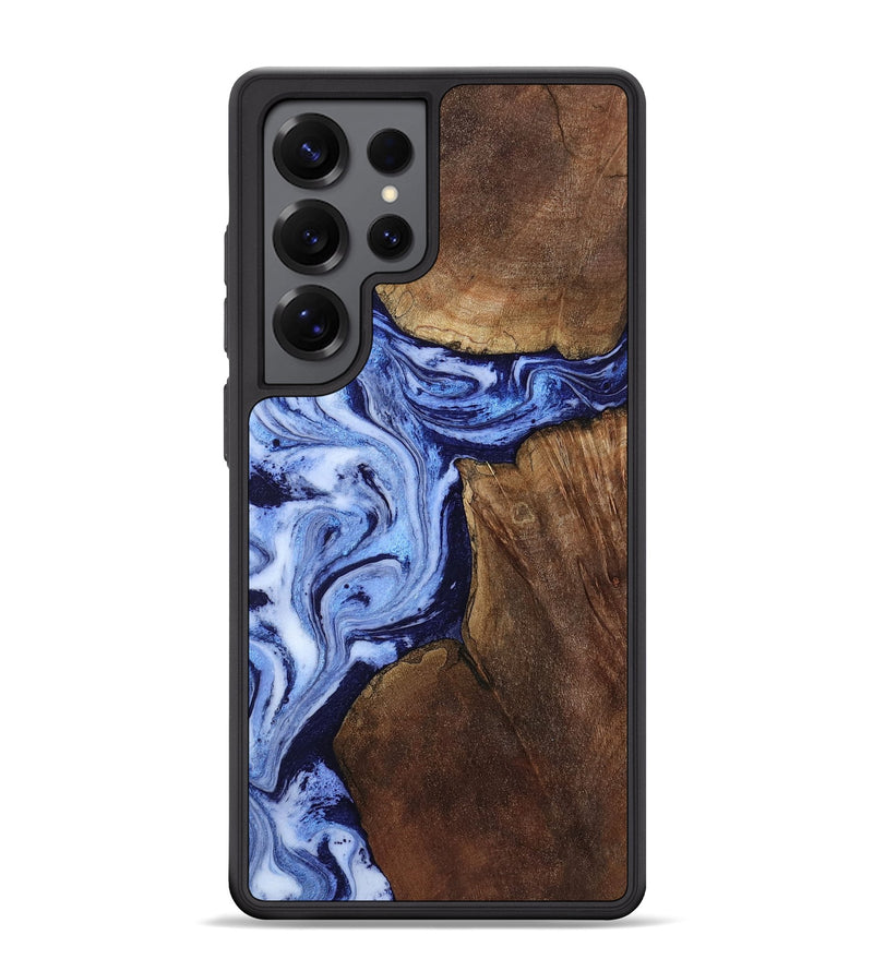 Galaxy S25 Ultra Wood Phone Case - Kellie (Blue, 809828)