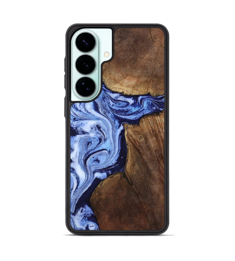 Galaxy S26 Plus Wood Phone Case - Kellie (Blue, 809828)