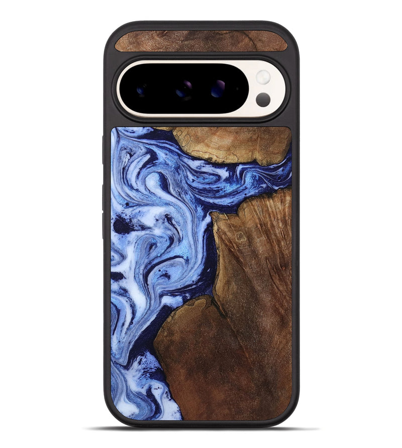 Pixel 10 Pro XL Wood Phone Case - Kellie (Blue, 809828)