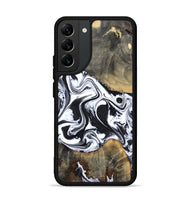 Galaxy S22 Plus Wood Phone Case - Lorrie (Black & White, 809894)