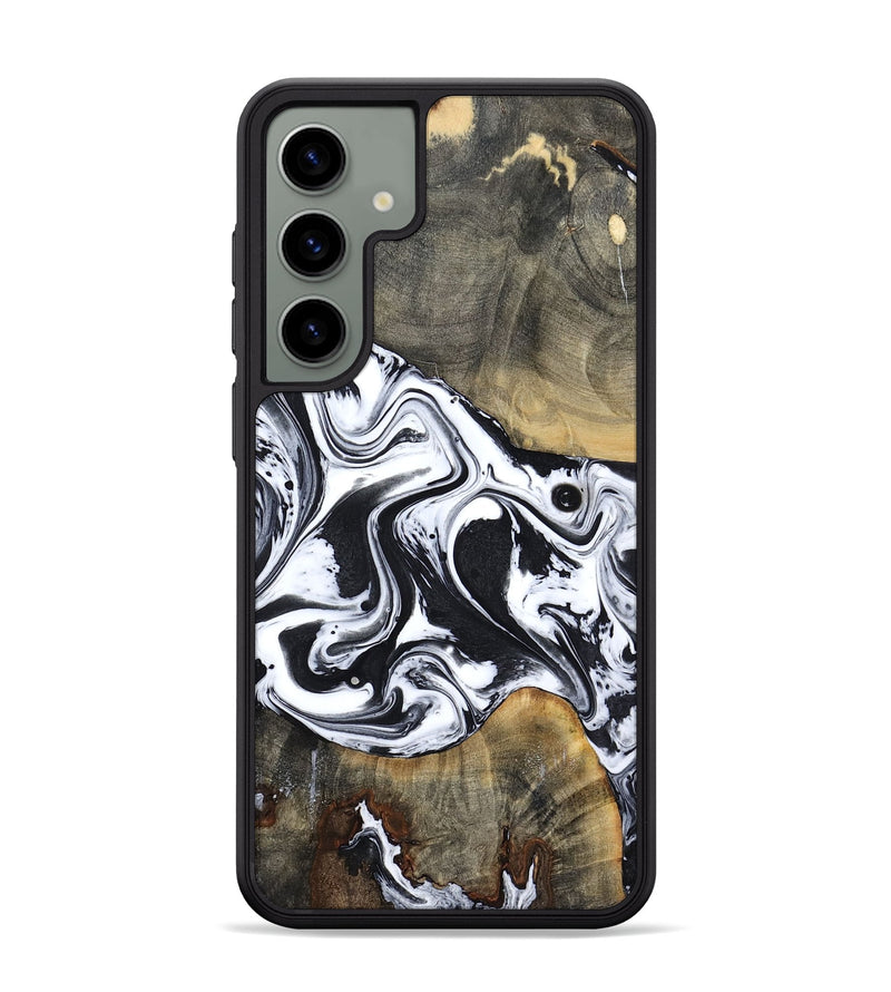 Galaxy S24 Plus Wood Phone Case - Lorrie (Black & White, 809894)