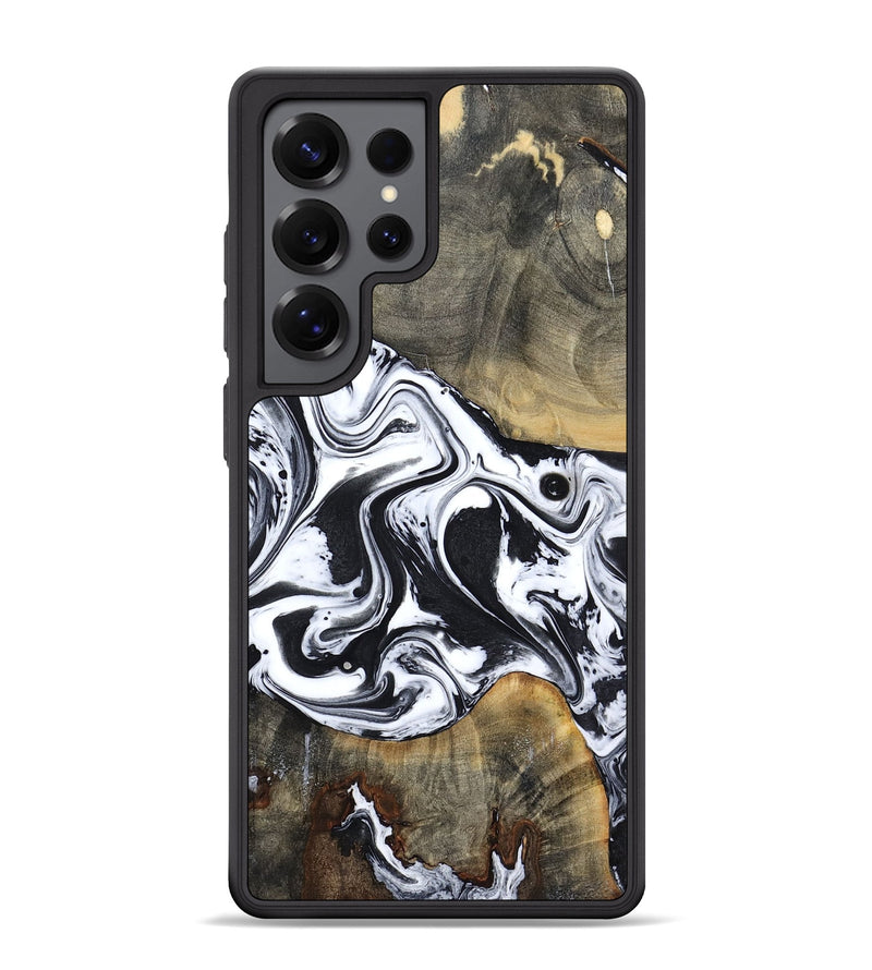Galaxy S25 Ultra Wood Phone Case - Lorrie (Black & White, 809894)