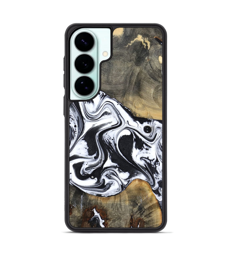Galaxy S26 Plus Wood Phone Case - Lorrie (Black & White, 809894)