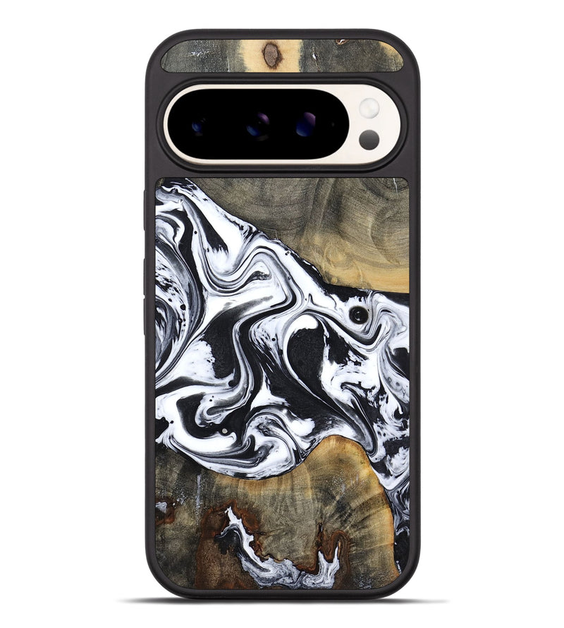 Pixel 9 Pro XL Wood Phone Case - Lorrie (Black & White, 809894)