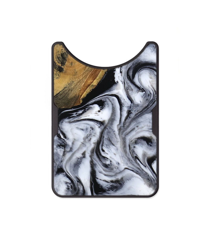 Alloy Wood Wallet - Ace (Black & White, 809895)