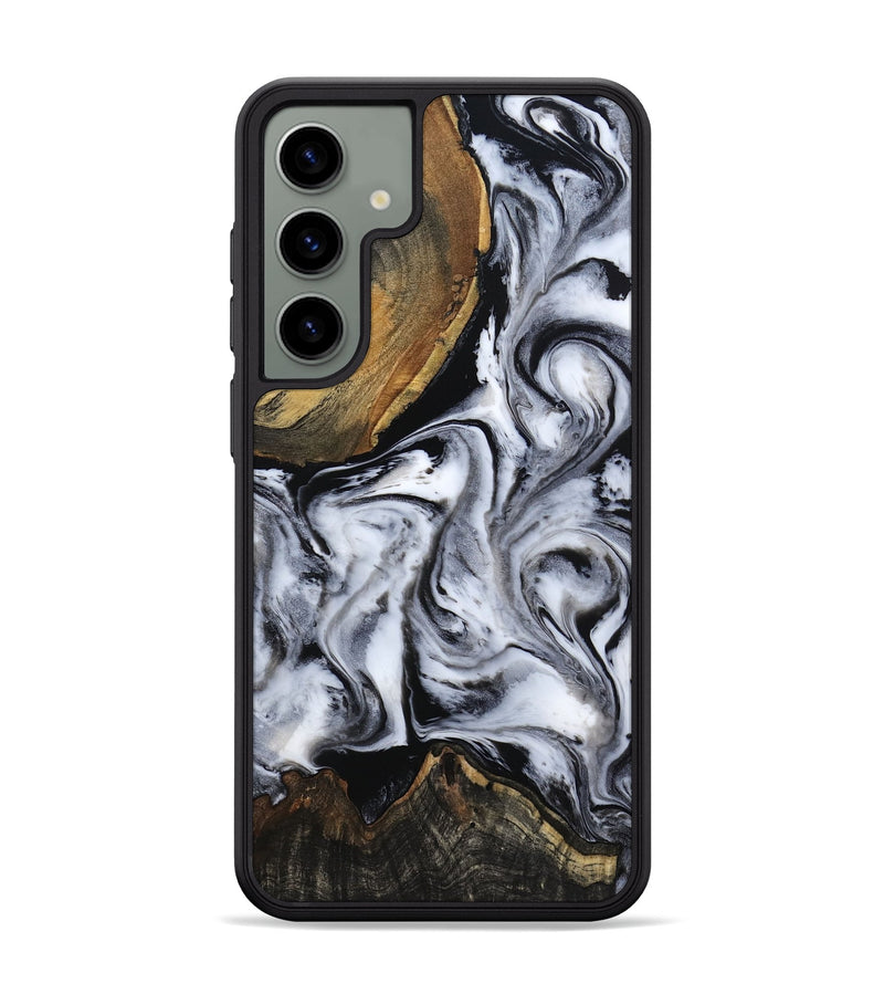 Galaxy S24 Plus Wood Phone Case - Ace (Black & White, 809895)
