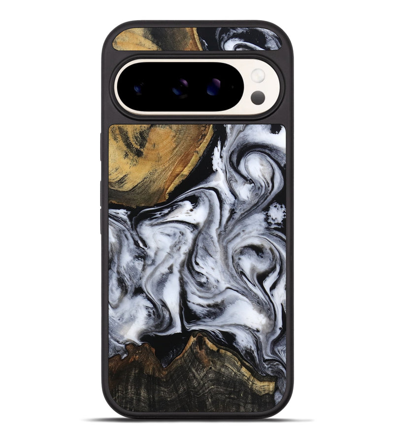 Pixel 9 Pro XL Wood Phone Case - Ace (Black & White, 809895)
