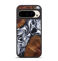 Pixel 10 Wood Phone Case - Benicio (Black & White, 809897)