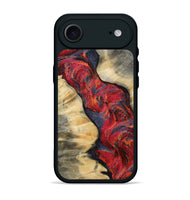 iPhone 17 Air Wood Phone Case - Thad (Red, 809898)