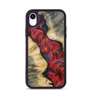 iPhone Xr Wood Phone Case - Thad (Red, 809898)