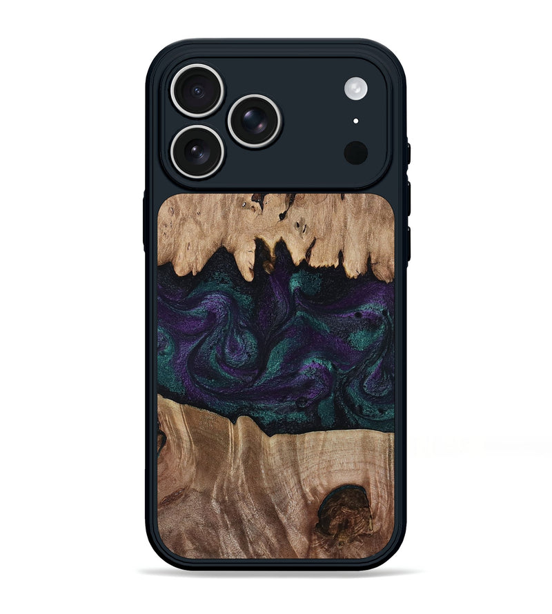 iPhone 17 Pro Max Wood Phone Case - Pierre (Purple, 809943)