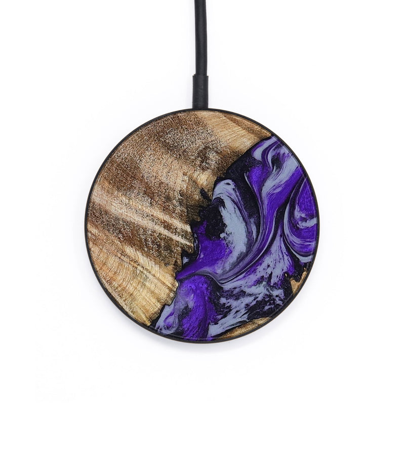 Circle Wood Wireless Charger - Huey (Purple, 810132)