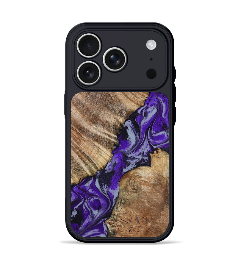 iPhone 17 Pro Wood Phone Case - Huey (Purple, 810132)