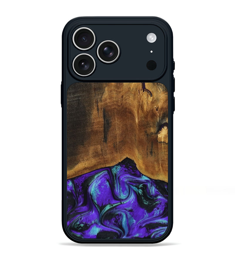 iPhone 17 Pro Max Wood Phone Case - Adelina (Purple, 810133)