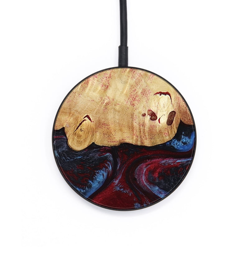 Circle Wood Wireless Charger - Sharla (Red, 810136)