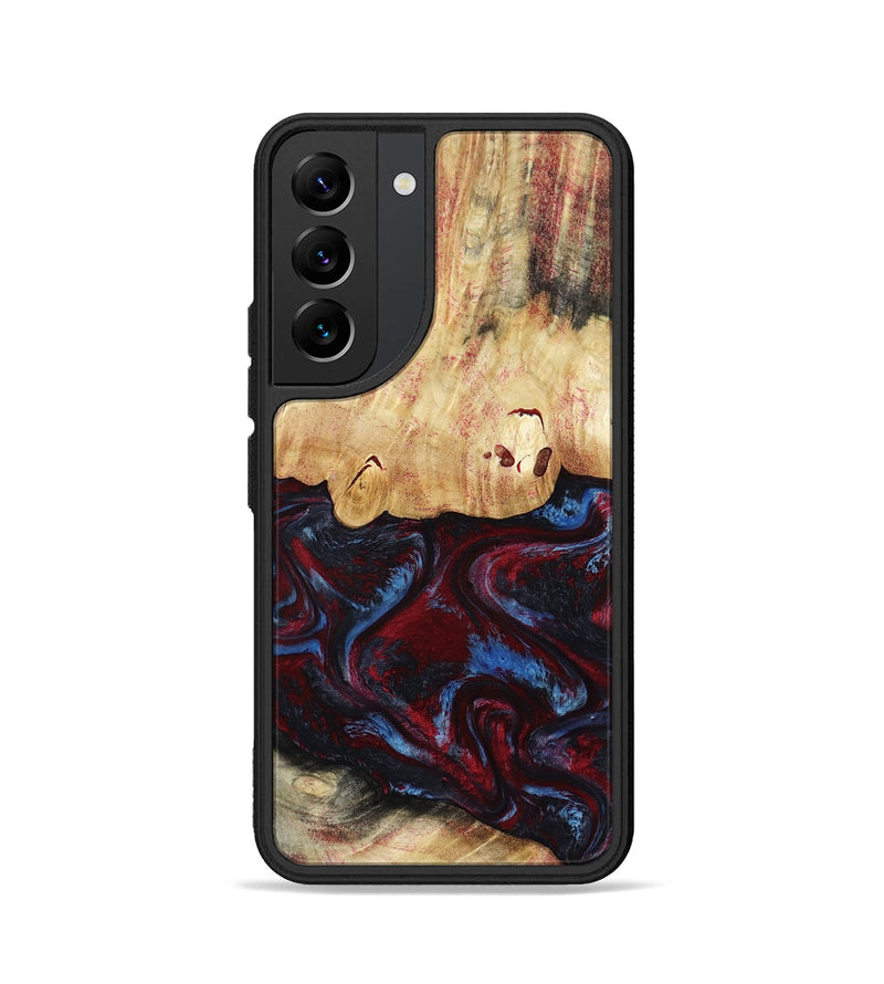 Galaxy S22 Wood Phone Case - Sharla (Red, 810136)