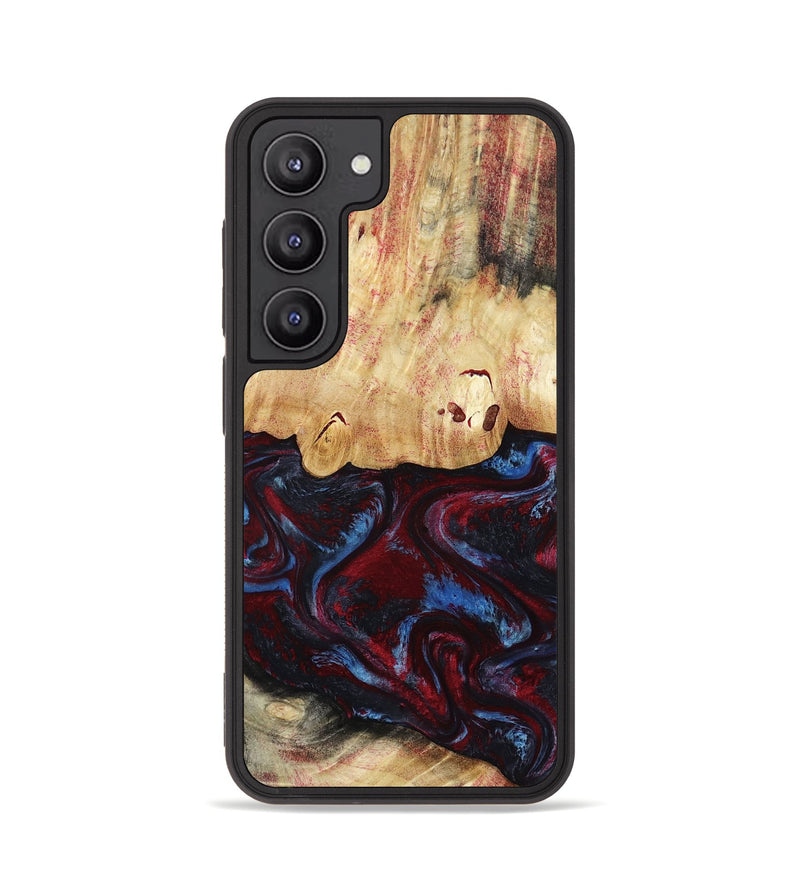 Galaxy S23 Wood Phone Case - Sharla (Red, 810136)