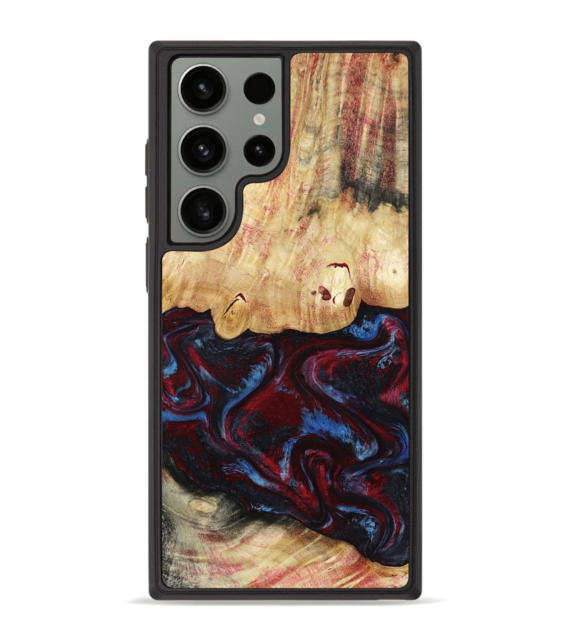 Galaxy S23 Ultra Wood Phone Case - Sharla (Red, 810136)