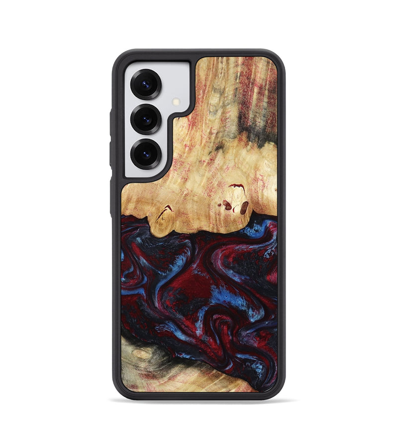 Galaxy S25 Wood Phone Case - Sharla (Red, 810136)