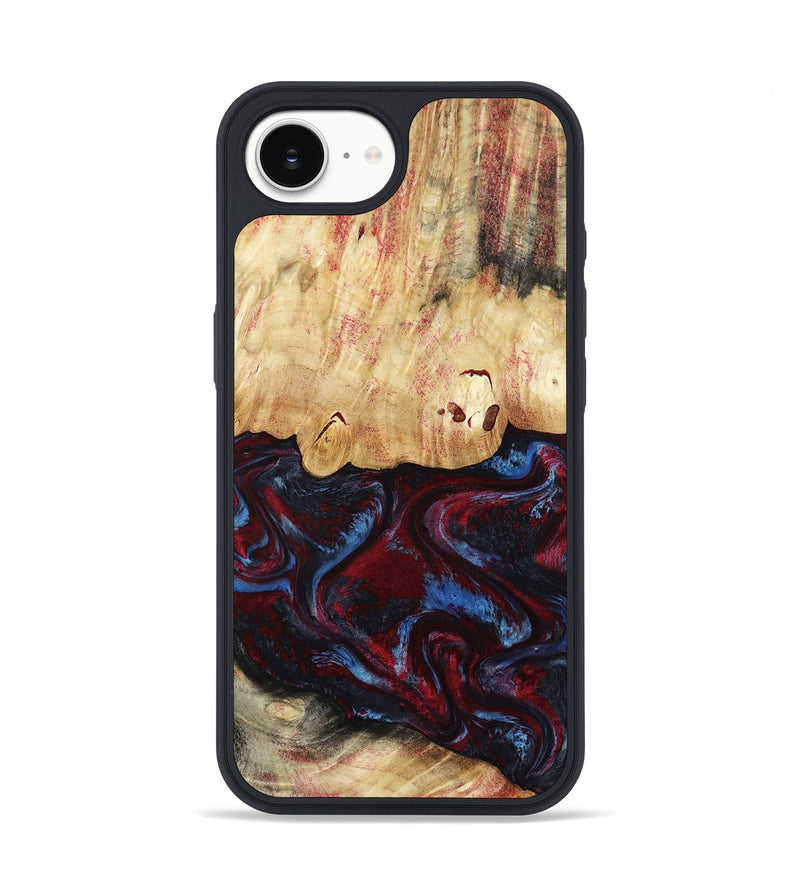 iPhone 16e Wood Phone Case - Sharla (Red, 810136)