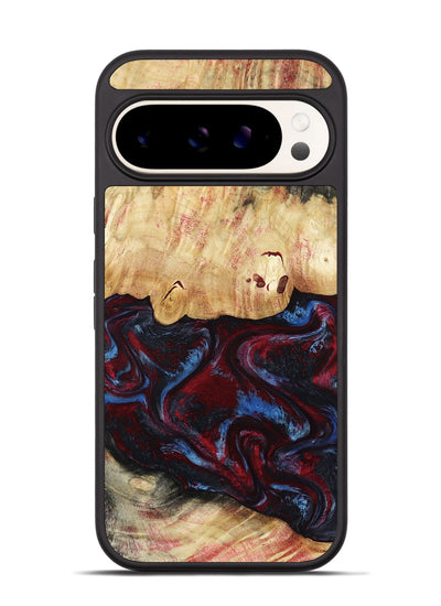 Pixel 9 Pro Wood Phone Case - Sharla (Red, 810136)