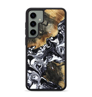 Galaxy S24 Plus Wood Phone Case - Holli (Black & White, 810141)