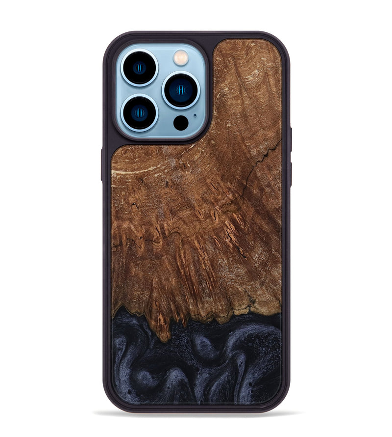 iPhone 14 Pro Max Wood Phone Case - Aretha (Wood Burl, 810147)