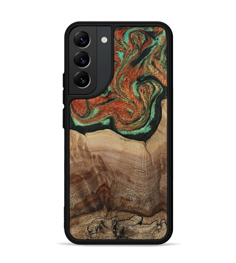 Galaxy S22 Plus Wood Phone Case - Danelle (Green, 810156)