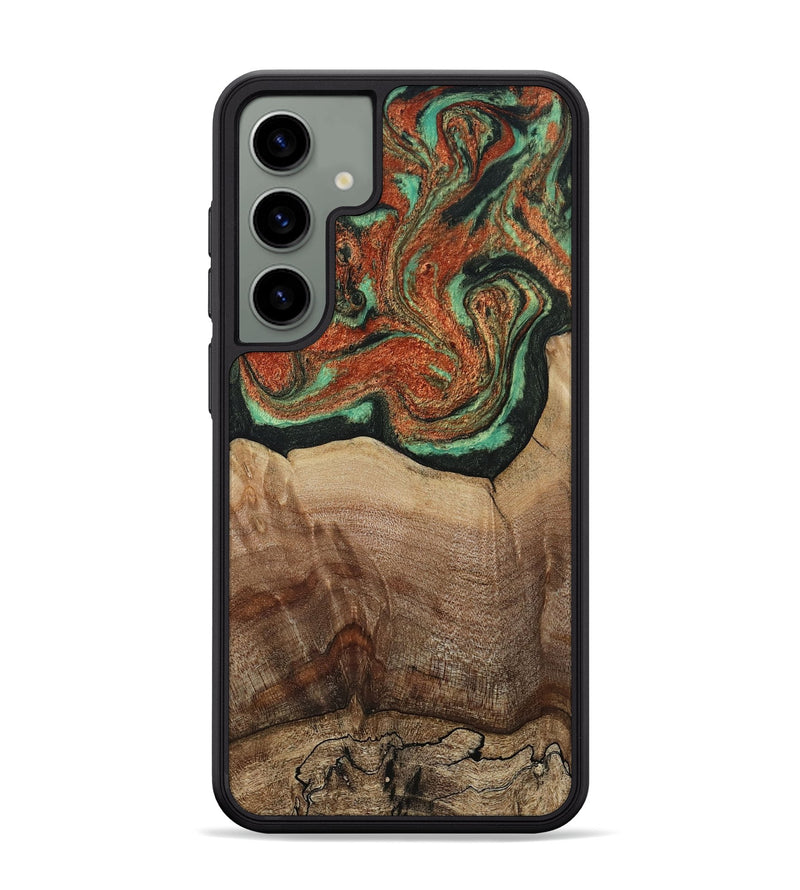 Galaxy S24 Plus Wood Phone Case - Danelle (Green, 810156)