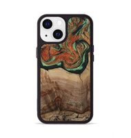 iPhone 13 Wood Phone Case - Danelle (Green, 810156)