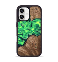 iPhone 17 Wood Phone Case - Bobbie (Green, 810161)