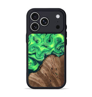 iPhone 17 Pro Wood Phone Case - Bobbie (Green, 810161)