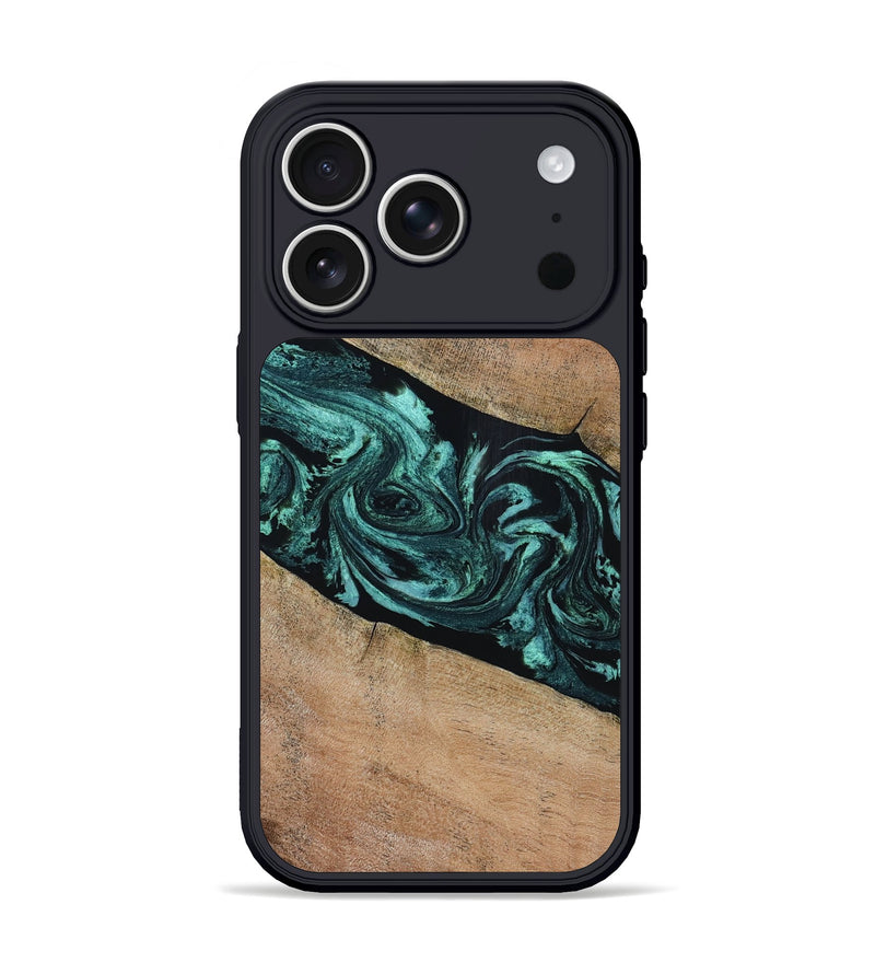 iPhone 17 Pro Wood Phone Case - Marco (Green, 810290)