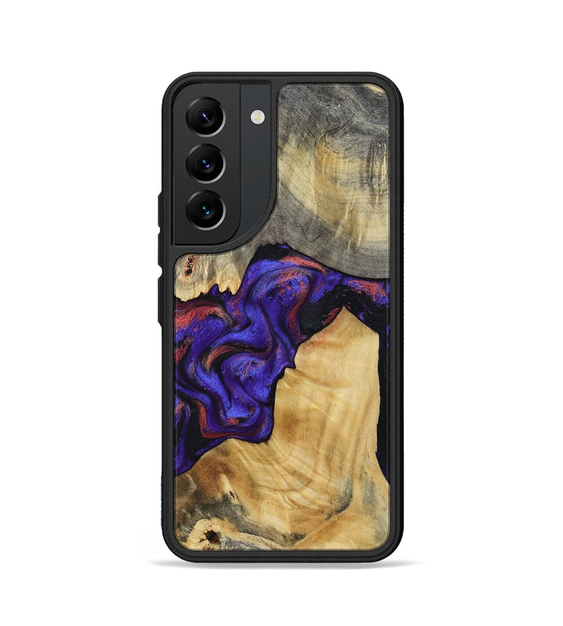 Galaxy S22 Wood Phone Case - Kathy (Purple, 810336)