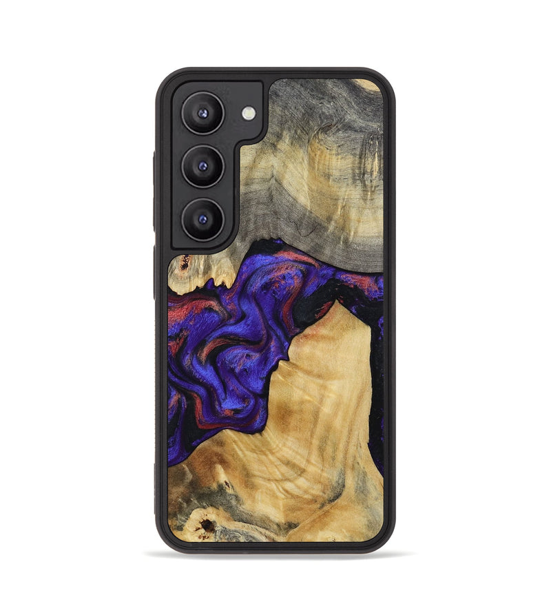 Galaxy S23 Wood Phone Case - Kathy (Purple, 810336)
