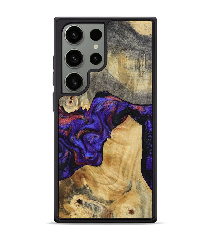 Galaxy S24 Ultra Wood Phone Case - Kathy (Purple, 810336)