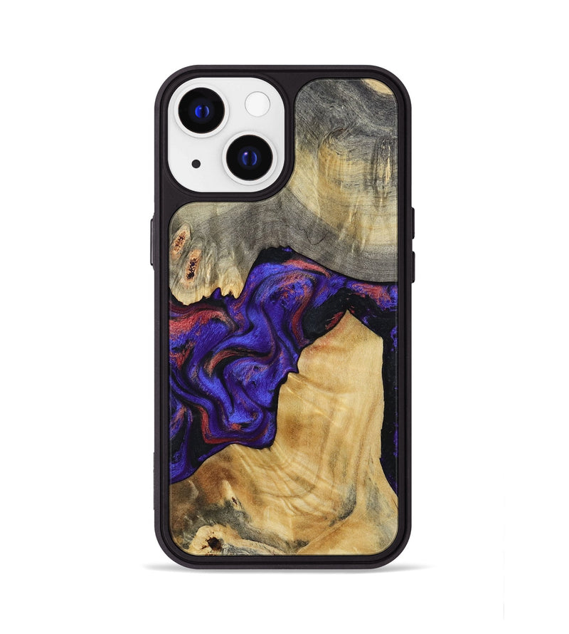 iPhone 13 Wood Phone Case - Kathy (Purple, 810336)