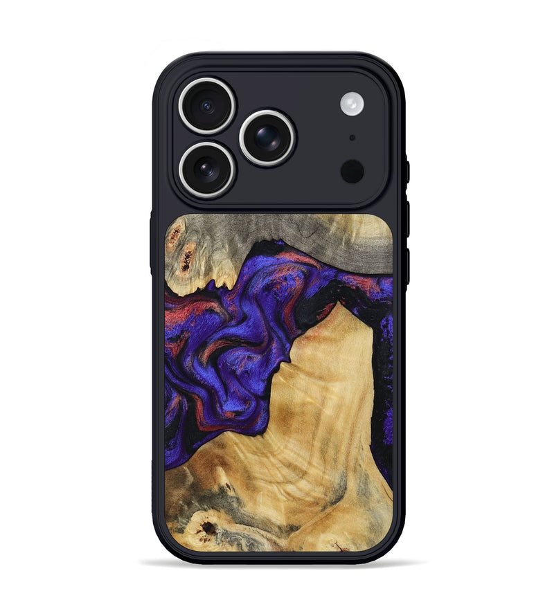 iPhone 17 Pro Wood Phone Case - Kathy (Purple, 810336)