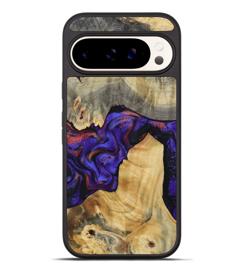 Pixel 9 Pro XL Wood Phone Case - Kathy (Purple, 810336)