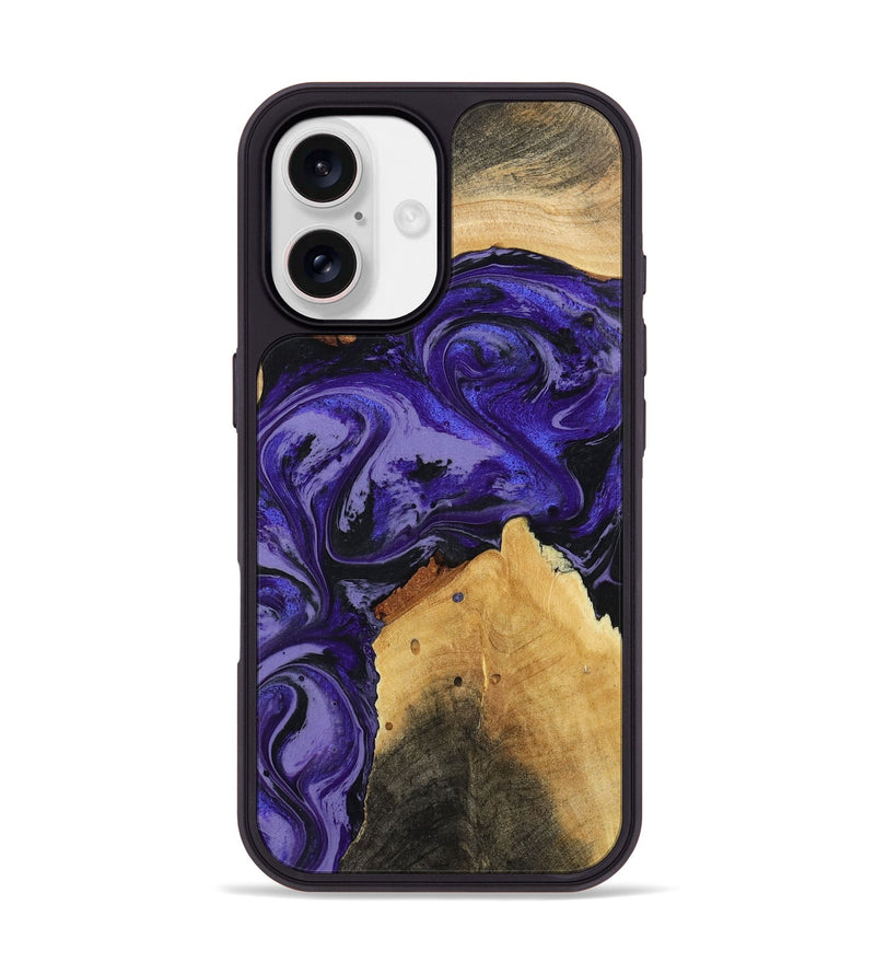 iPhone 17 Wood Phone Case - Neal (Purple, 810340)