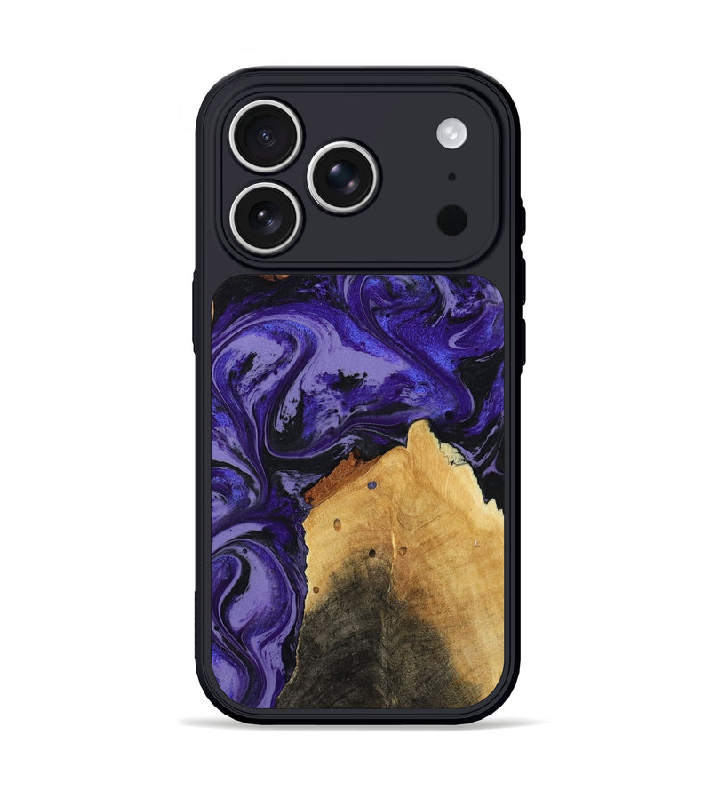 iPhone 17 Pro Wood Phone Case - Neal (Purple, 810340)