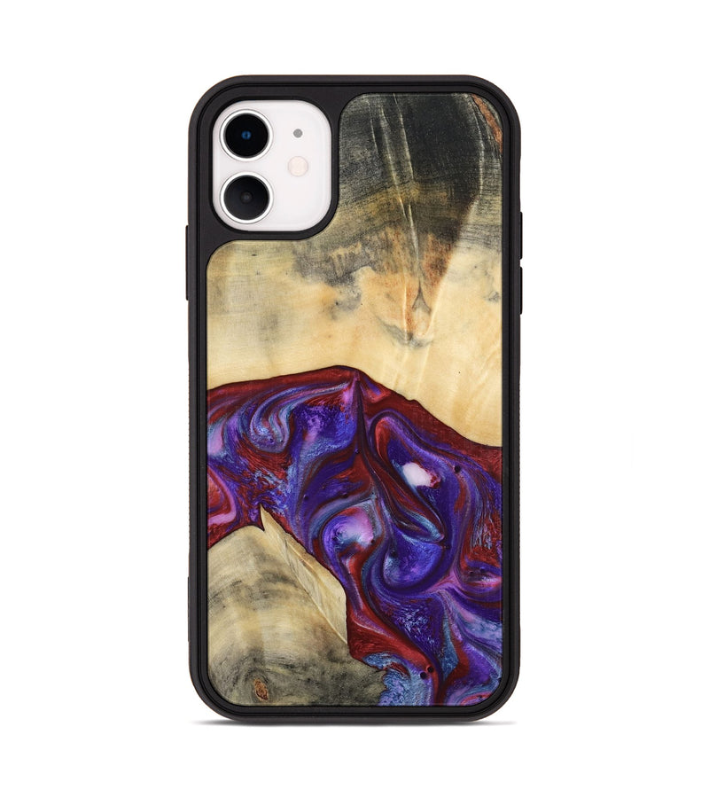 iPhone 11 Wood Phone Case - Jase (Purple, 810344)
