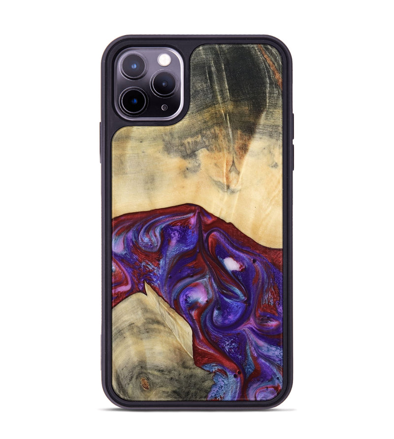 iPhone 11 Pro Max Wood Phone Case - Jase (Purple, 810344)